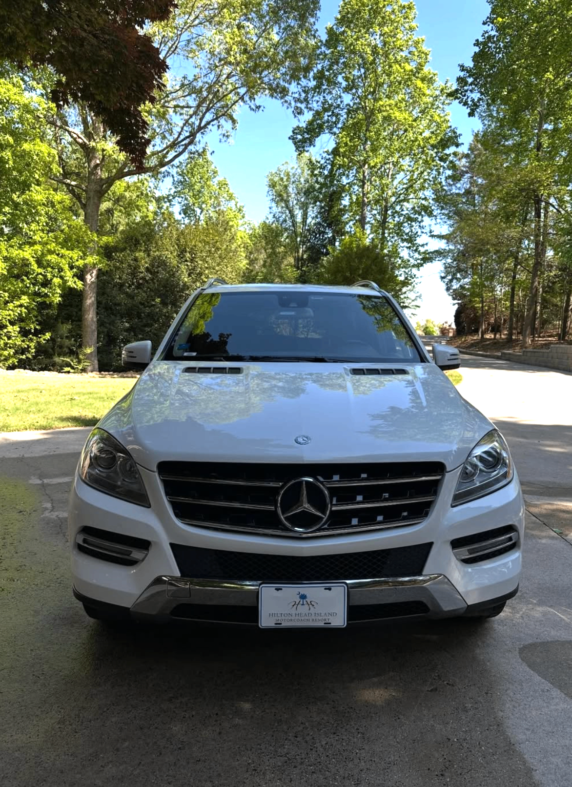 Freshly detailed Mercedes-Benz SUV